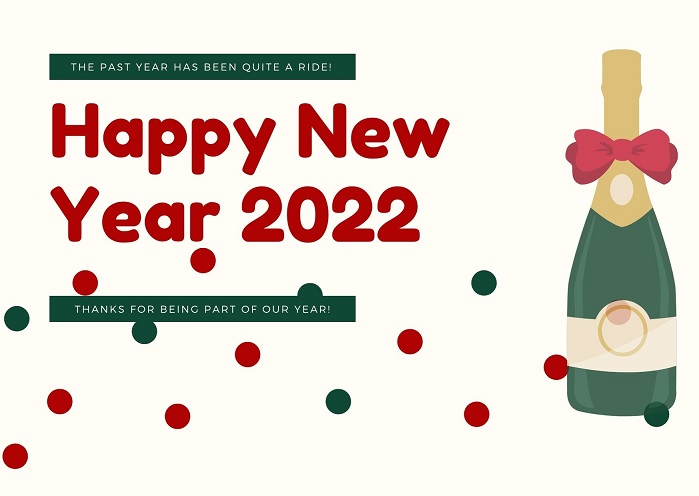 Happy New Year 2022 Desktop Free Wallpapers