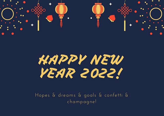 2022 Happy New Year Wallpaper