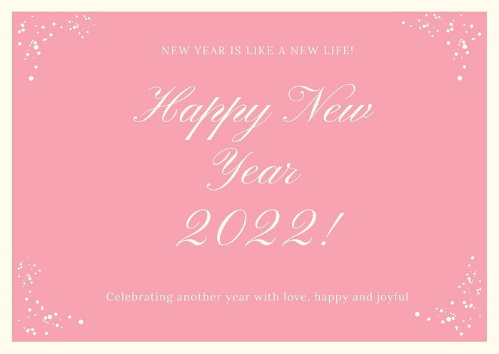 Free 2022 Happy New Year Wallpaper