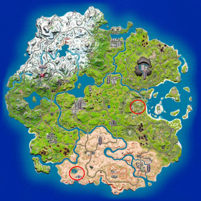 All locations of Armored Battle Bus in Fortnite
