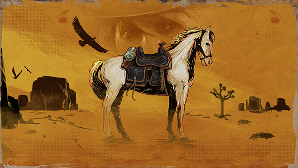 How do horses work in Weird West